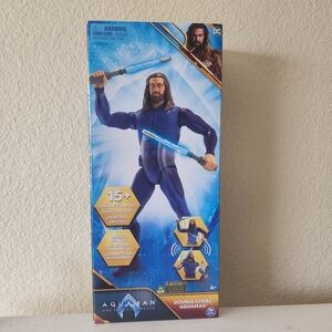 Dc comic aqua man & the kingdom double strike aquaman 12” action figure